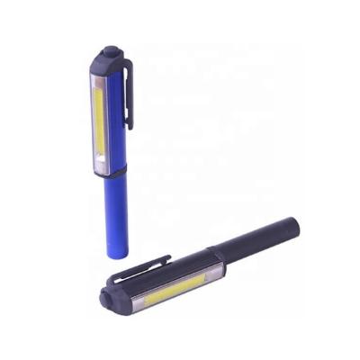 China Magnetic Back Aluminum Pocket LED Work Light Handheld Adjustable Magnetic COB Pen Light with Swivel Clip for sale