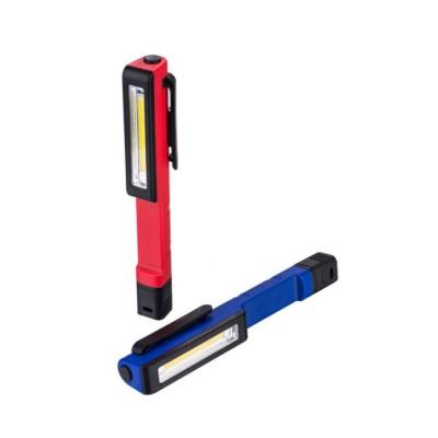 China Magnetic Back Mini Pocket Work Light Portable COB Pen Light with Rotate Magnetic Clip for Camping Emergency for sale