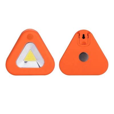 China Magnetic Base Magnetic Triangle Work Lamp Emergency Red Light Super Bright COB LED Work Light with hook for sale