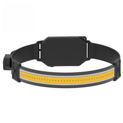 China Rise Camping Fishing Running Amazon COB LED Elastic Headband For Rechargeable Headlamp Band Flashlight Headband Headlamp for sale