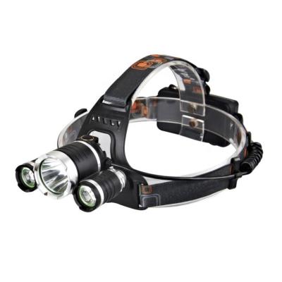 China Rising Camping Fishing Running Headlamp Powerful Zoomable 18650 Zoomable Spot Light Camping LED Rechargeable Waterproof Headlamp for sale