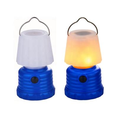 China Party Outdoor Table Light Night Tent Camping Light Mini Flickering Flame LED Camping Warm Lantern for sale