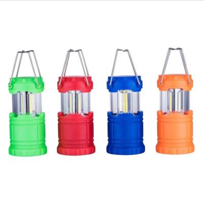 China Hot Selling Small 3W COB LED Mini Camping Light Pop Up Camping Extendable Lantern for sale