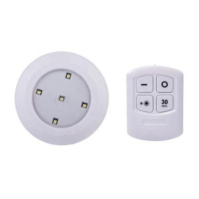 China Amazon Modern Hot Sales 3 in 1 Remote Control Lamp Switch Radio 5 LED Cabinet Night Light for sale