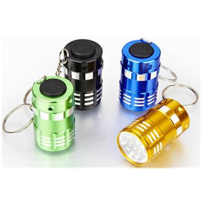 China Key Chain 6LED Mini Flashlight With Key Ring Camping Light Promotion Gift for sale