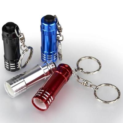 China Factory Price Pocket Camping Portable Emergency LED Mini Flashlight With Keychain for sale