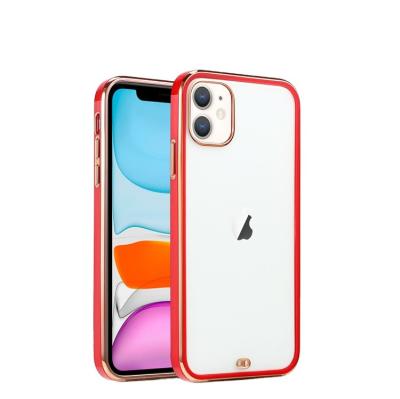 China Shockproof Anti-knock Transparent Soft Clear TPU Phone Case Protect Cover Shockproof Soft Cases For iPhone for sale