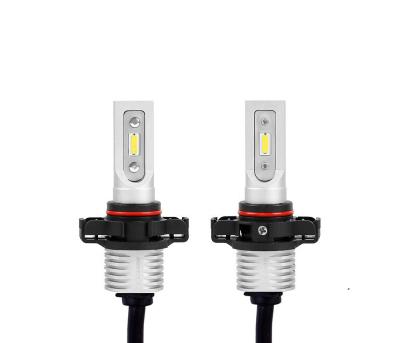 China Car LED Head Light Halogen Size H16 EU 5202 Pulg Psx24 For Playing Car Led Headlight 4000LM 16W Auto Lighting System for sale