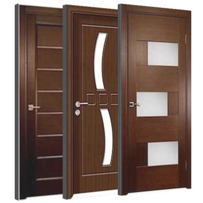 중국 Modern cheap wooden internal door 6 panel design interior doors with frame for bedroom apartment villa 판매용