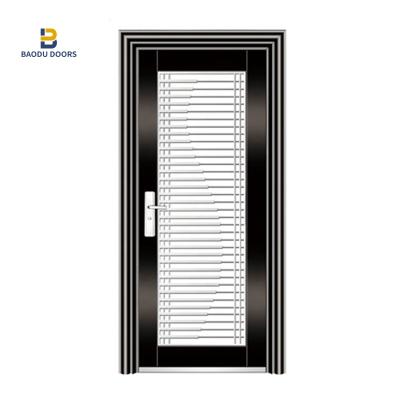 중국 Newest Design Baodu Factory Modern High Quality Security Doors Stainless Steel Security Stainless Steel Door 판매용