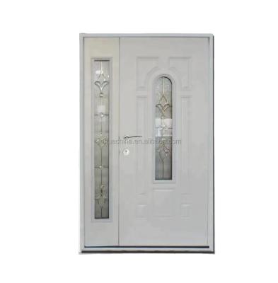 China European Factory Modern Decorative Oval Glass Door High Quality Baodu Security Steel Glass Door Te koop