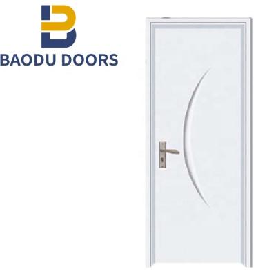 중국 PVC Bathroom Door Design Modern Door PVC Door Pretty In Dubai 판매용