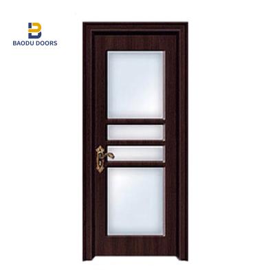 China Traditional Cheap Pvc Bathroom Door Price Bangladesh Second Hand Pvc Doors zu verkaufen