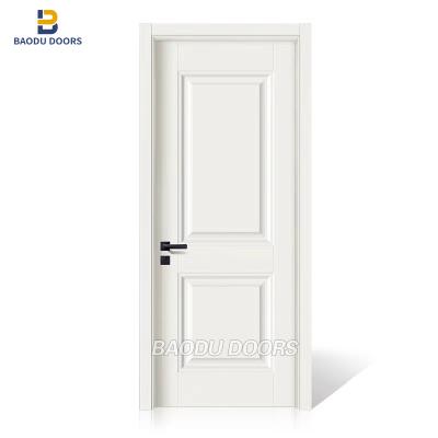 Κίνα Environmental Protection Baodu New Design Moudld Stamped Door Skin Exterior Door Steel Sheet Steel Cheap Molded Wooden Door προς πώληση