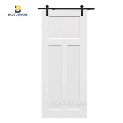 Китай Environmental Protection Baodu Hot Selling Wooden Barn Door Bedroom Sliding Door Designs продается