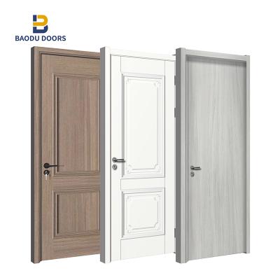 Κίνα Modern Design Teak Wood Melamine Wooden Door MDF Internal Door προς πώληση