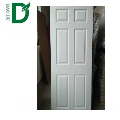 China Environmental Protection MDF Door Plywood Flush Door Wooden Molded Door Te koop