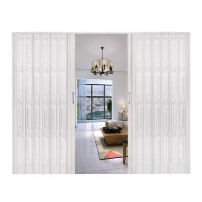 China OEM Modern PVC Folding Door PVC Accordion Door For Interior Decoration Te koop