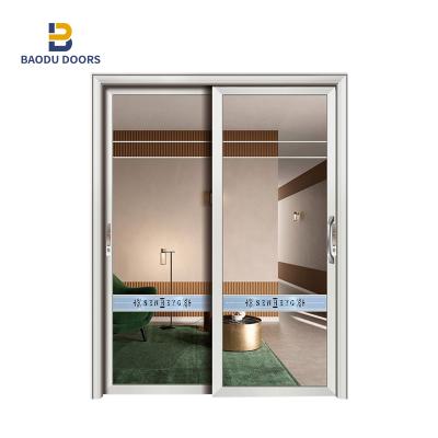 중국 New Design Better Quality Modern Aluminum Sliding Door Interior Silent Top Grade Aluminum Sliding Door 판매용