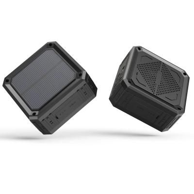 China Portable Solar Phone Function ES-T83 IPX6 Waterproof Speaker Rich Stereo Bass Shockproof Bluetooh for Home and Outdoor Wireless Speaker for sale