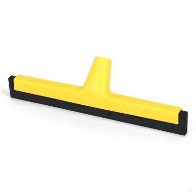 China Household Bathroom Water Viable Pet Hair Remove Heavy Duty Rubber Plastic Floor Wiper Squeegee Tool for sale