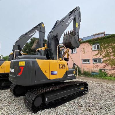 Κίνα 77.4kW Volvo EC140 Εκσκαφέας Χρησιμοποιούμενα Volvo Diggers 0,32m3 Κουβάς 13920kg προς πώληση