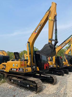 China 73kW Used Sany Excavator 13 Ton Sany 135 Excavator Hydraulic W/0.58m3 Bucket for sale