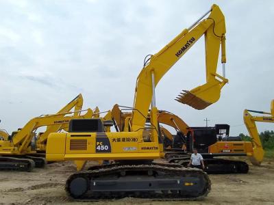 China Equipamento de escavadeira usado de 257KW Máquina Komatsu Pc450 com balde de 2,1m3 à venda