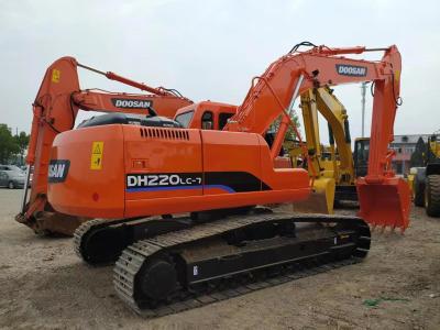 China 12.1rpm 4,9km/h Doosan Bagger Gebraucht 220 Bagger Gebraucht Erdbearbeitung Digger zu verkaufen