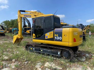 China Komatsu PC130 Mini Digger de segunda mão 125000Kg 0.55M3 Excavadora de rastreador hidráulico à venda