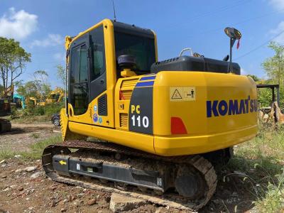 China Komatsu PC110 Gebrauchtbagger Ausrüstung Gebrauchthydraulische Bagger mit 0,48m3 Eimer zu verkaufen