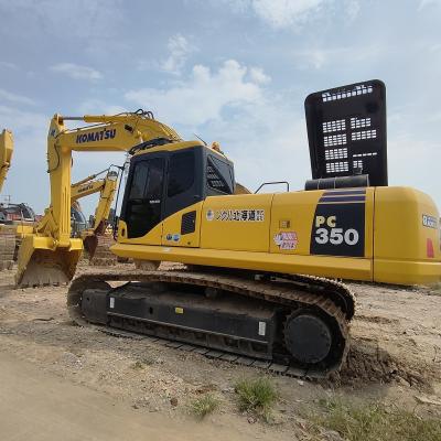 China 1.3m3 Buchet Gebrauchtbagger Ausrüstung 173KW 35000kg Komatsu 350 Bagger zu verkaufen