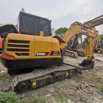 China Excavadora Sany SY60C Pro de 6 toneladas de tamaño de una cubeta de 0.25m3 en venta