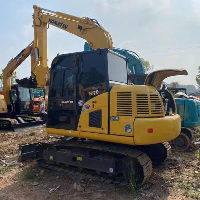 China Mini Used Excavator 7 Tons Komatsu PC70 Crawler Excavators Construction Equipment for sale