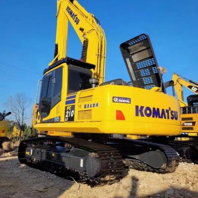 China Komatsu PC 210 Excavadora com pintura original japonesa Horas de trabalho baixas à venda