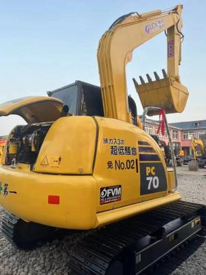 中国 Komatsu PC70-8 Excavator With 0.39m Sup3 Bucket Capacity For Various Applications 販売のため