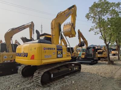 Китай Использованный комматсу PC160 Crawler Excavator Вторая рука Komatsu Digger Machine Оригинальная Япония Komatsu Excavator 82.4KW Двигатель K продается