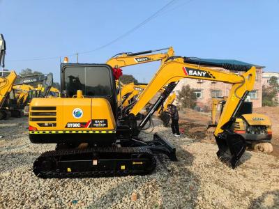 中国 Buy Used Sany Excavator from Sany 60c Pro Compact Crawler Digger Machine 販売のため