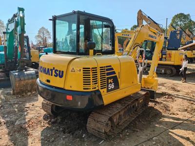 China Komatsu PC56 Hydraulic Crawler Excavator Comfortable Operating Environment and Durable Materials zu verkaufen