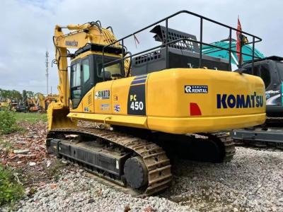 China Experiencia de conducción cómoda Excavadora usada Komatsu PC450 con diseño de cabina espacioso y dispositivos de operación humanizados en venta