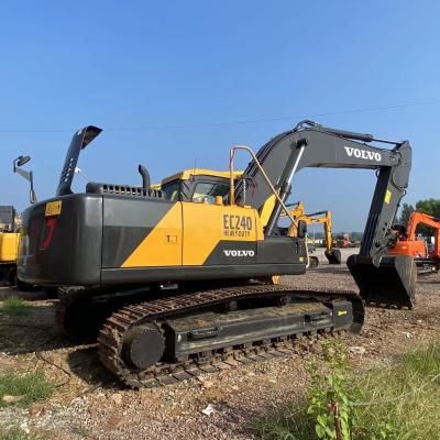 China Veelzijdige gebruikte Volvo EC240 graafmachine met geavanceerd hydraulisch systeem en nieuw ontworpen operatiekamer Te koop