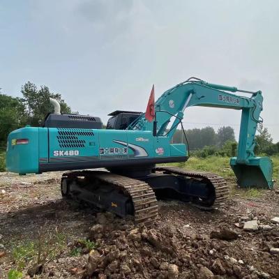 Κίνα Χρησιμοποιούμενος εξορυκτής Kobelco SK480LC για εργασίες κατασκευής και κατασκευής 2022 μοντέλο 48 τόνων βάρος μηχανής υδραυλικός εξορυκτής σέρβας χαμηλή κατανάλωση καυσίμου και προστασία του περιβάλλοντος και υπηρεσίες συντήρησης προς πώληση