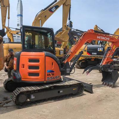 Chine Excavatrice utilisée d'origine Hitachi ZX55 Excavatrice utilisée d'occasion Mini 5 tonnes Excavatrice Machines de construction à vendre