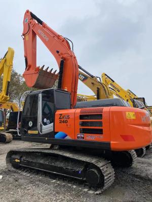 Chine Excavateur Hitachi ZX240 d'occasion avec une bonne maintenance pour une réparation et une maintenance faciles à vendre