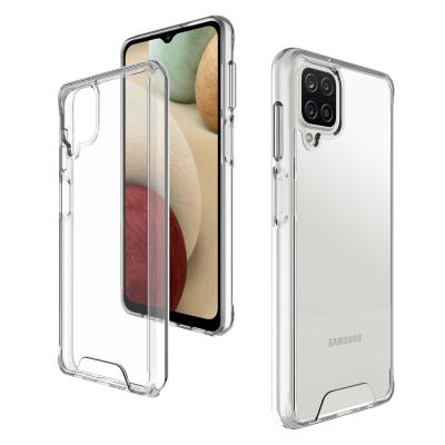 China Clear TPU Cell Phone Case For Samsung A12 Clear Transparent Cover Mobile Supplier 2.0mm Thickness For Samsung A12 for sale