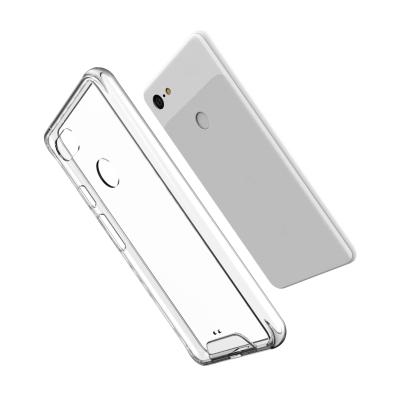 China Factory Directly Supply TPU+PC Packing For Goole pixel3 SPACE XL Shockproof Clear Case For Goole pixel3 Series for sale