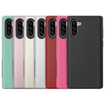 China For Samsung Galaxy S10 Lite Plus Hybrid Back Cover 2in1 Triangle Cell Phone Shockproof Rugged Cases For Samsung Note10 Series for sale