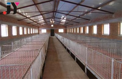 China Steel Structure Poultry Broiler Duck Houses Farm Construction Made of H-Section Steel for sale