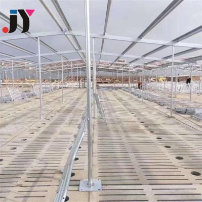 China Affordable Fan-Cooled H-Section Steel Prefabricated Cow Shed Structures for Dairy Barn for sale