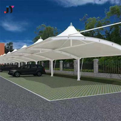 China Car Parking Shed Steel Workshop Strength Steel Structure for Event Fabric Roof Garages for sale